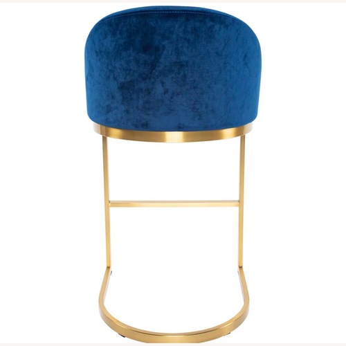 Used Blue Velvet Stools for sale on AptDeco
