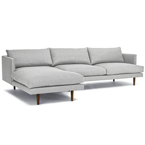 Used Article Burrard Seasalt Gray Sectional 112" for sale on AptDeco