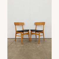 2 Vintage Danish Modern Dining Chairs by Farstrup