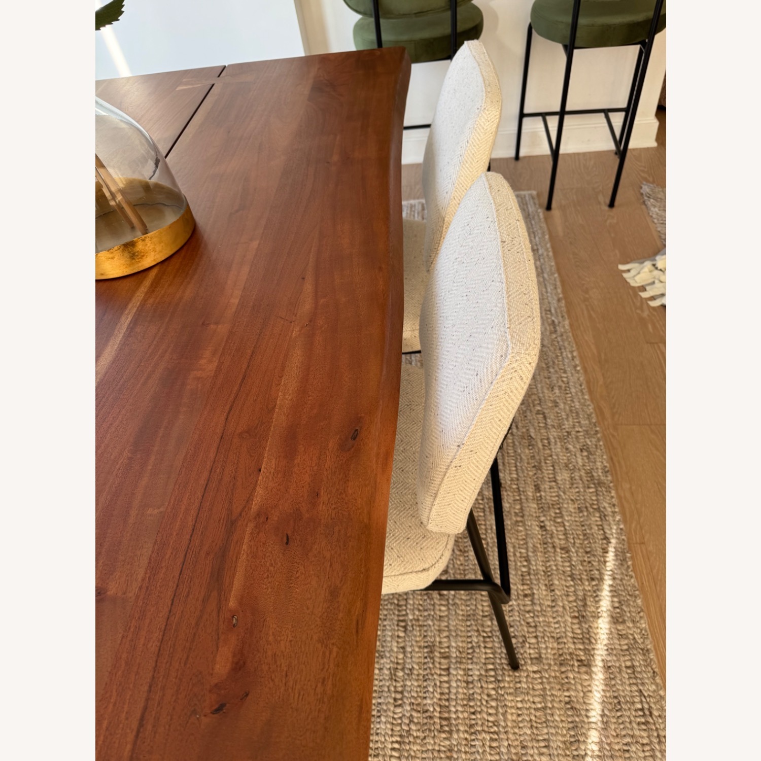 Crate & Barrel Yukon Live Edge Wood Dining Table - image-2