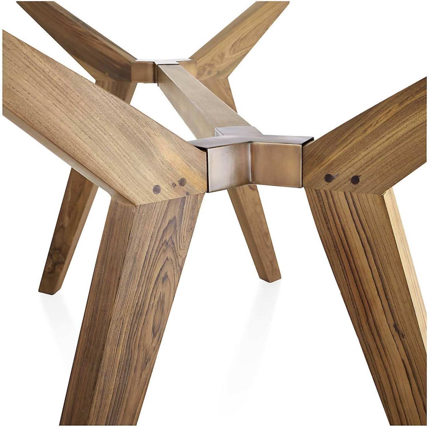 Crate & Barrel Strut Teak Dining Table - image-7