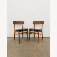 2 Vintage Danish Modern Dining Chairs by Farstrup
