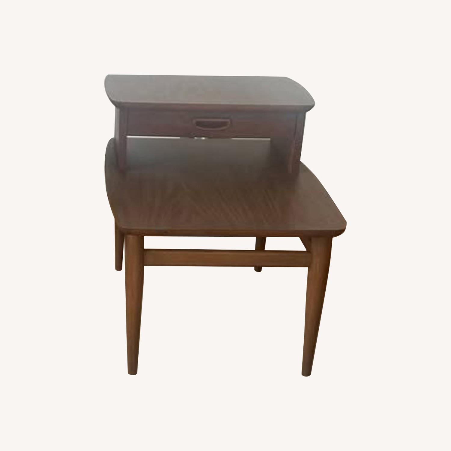 Lane Furniture Dark Brown Wood Nightstands - image-0