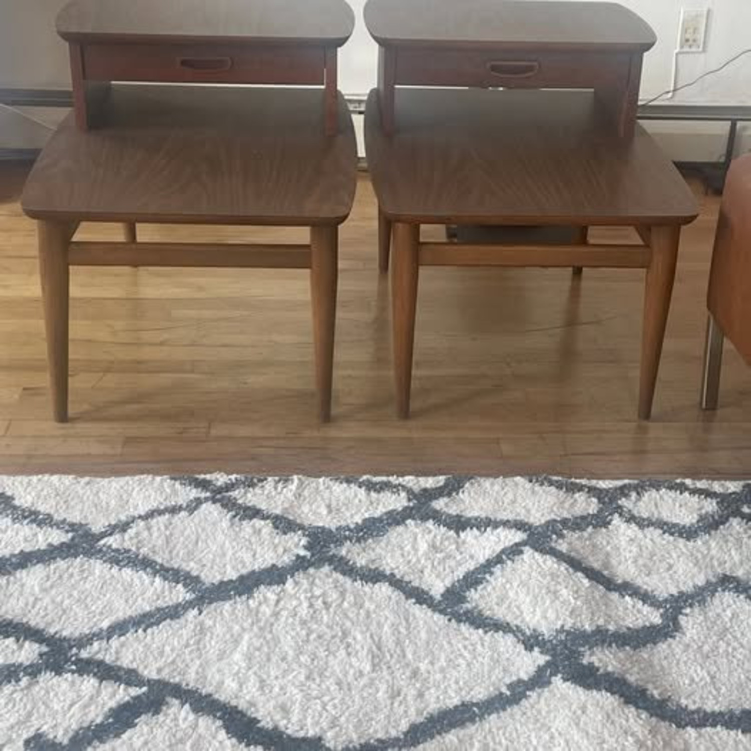 Lane Furniture Dark Brown Wood Nightstands - image-5