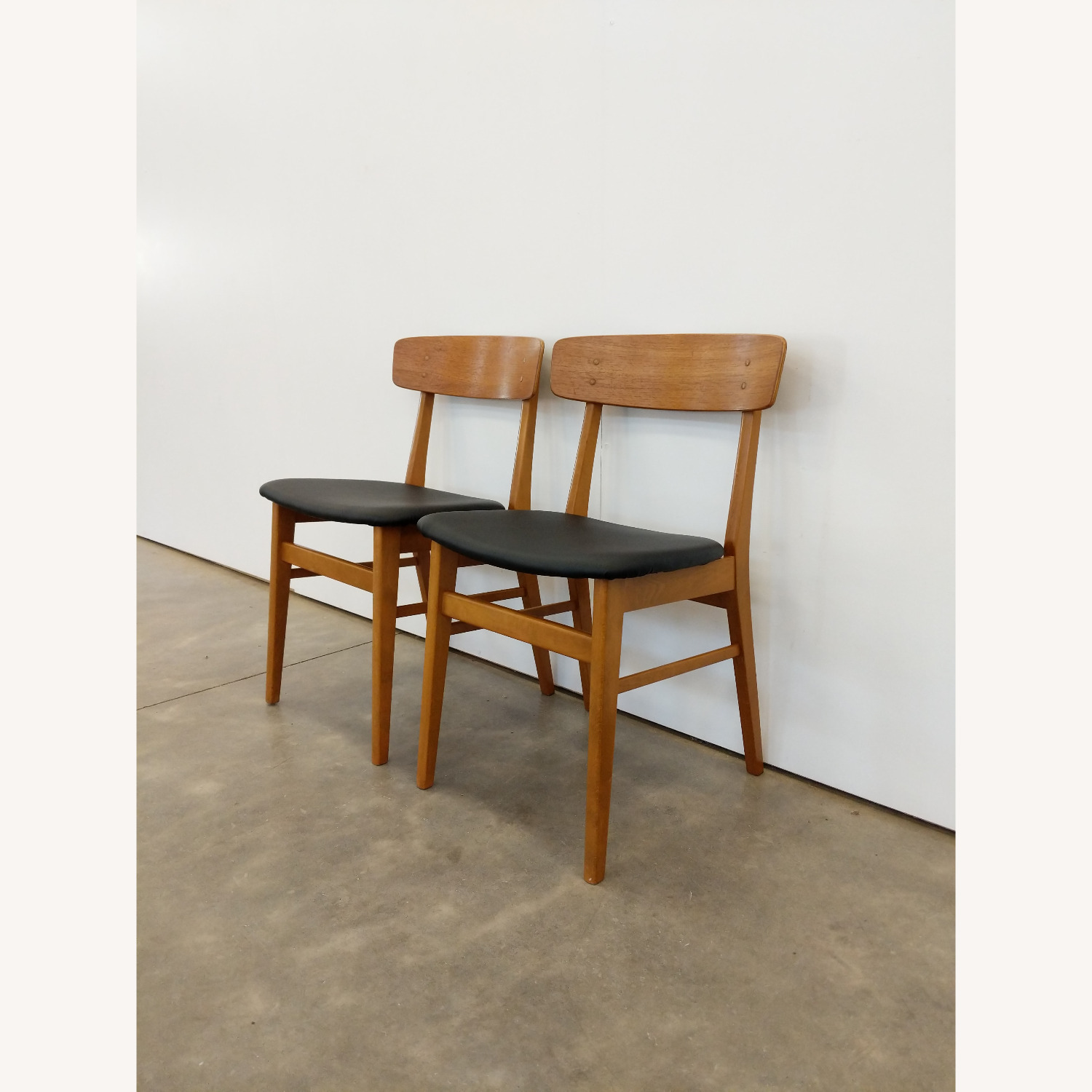 2 Vintage Danish Modern Dining Chairs by Farstrup - image-5