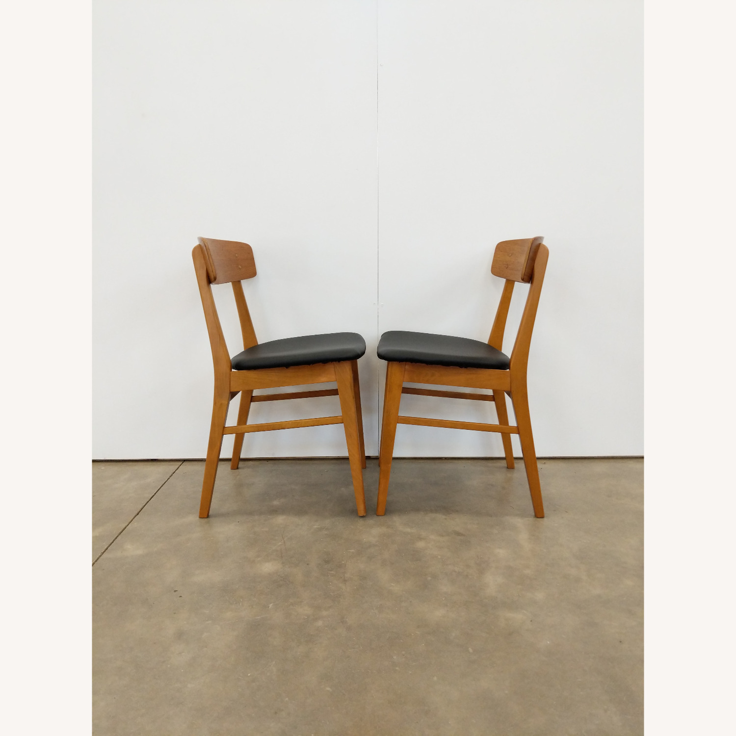 2 Vintage Danish Modern Dining Chairs by Farstrup - image-1