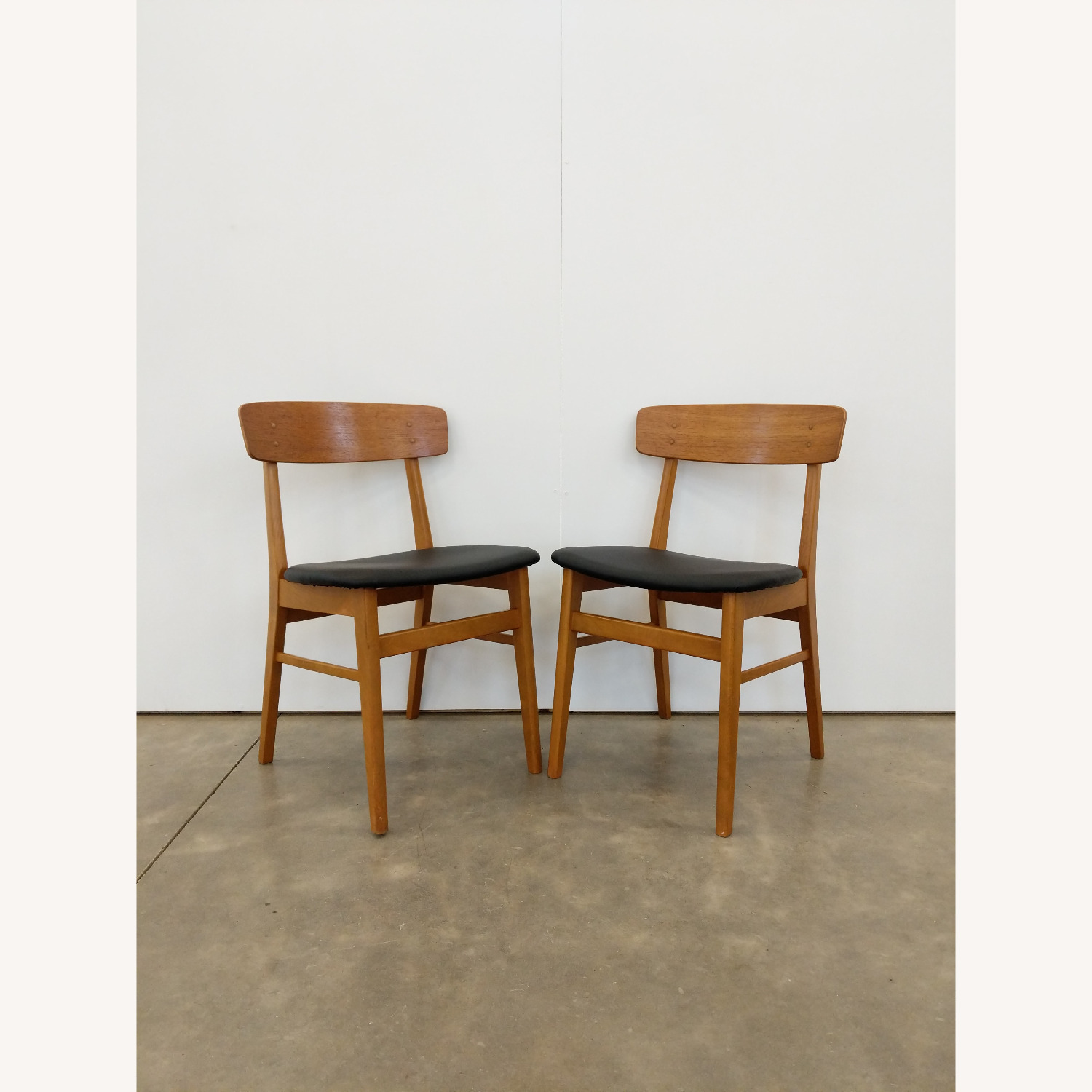 2 Vintage Danish Modern Dining Chairs by Farstrup - image-0