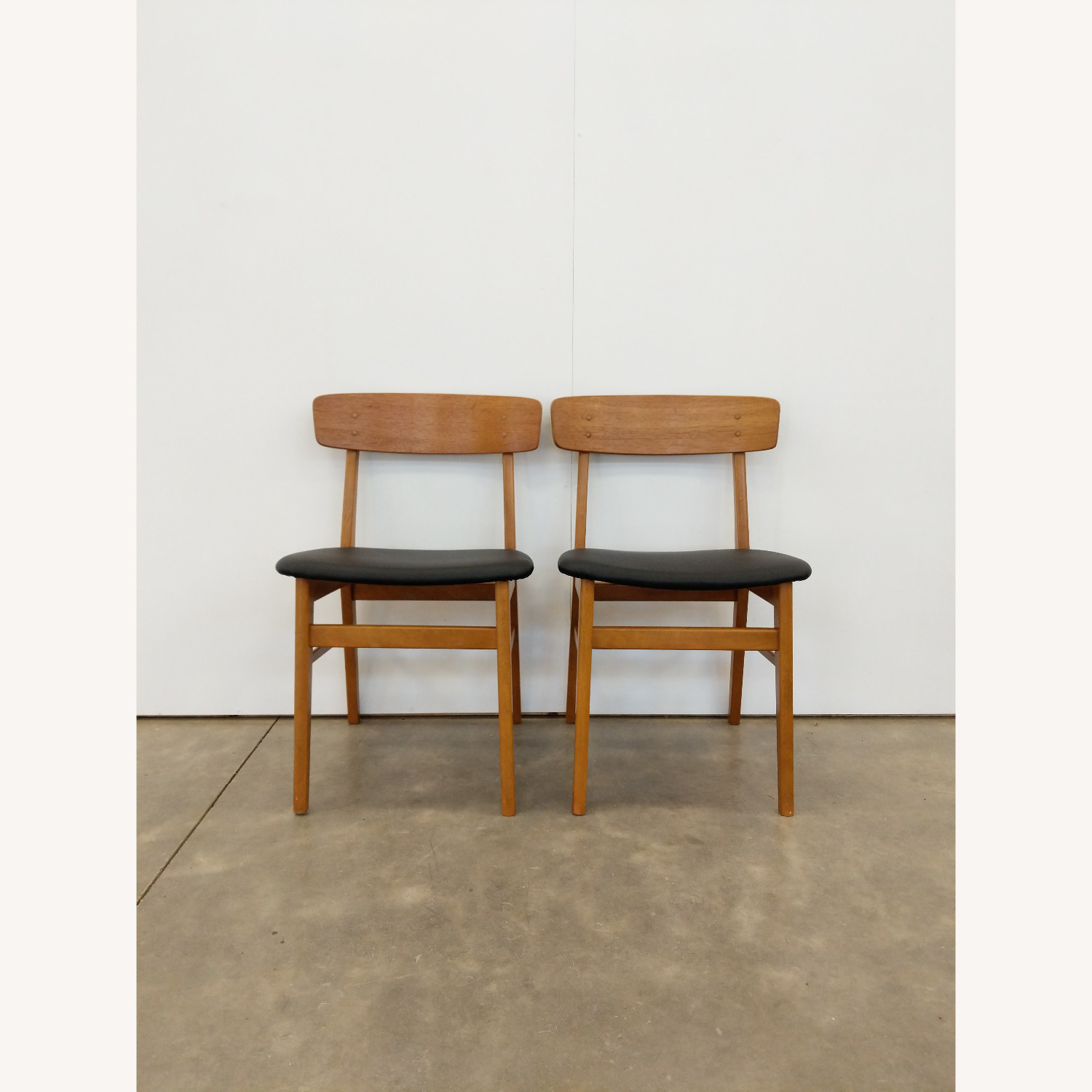 2 Vintage Danish Modern Dining Chairs by Farstrup - image-4