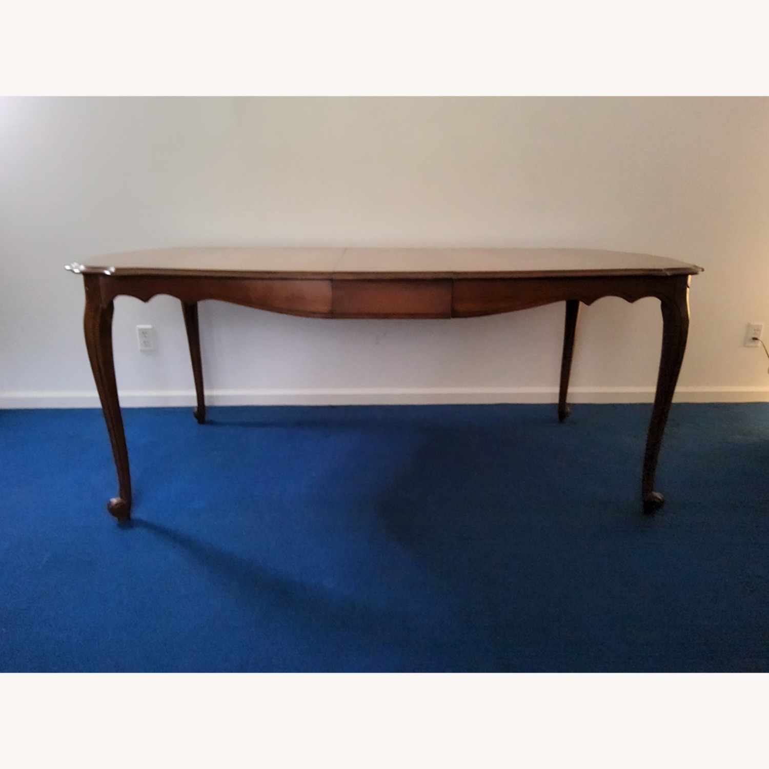 Lenoir Vintage/Antique Dark Brown Wood Dining Set - image-2