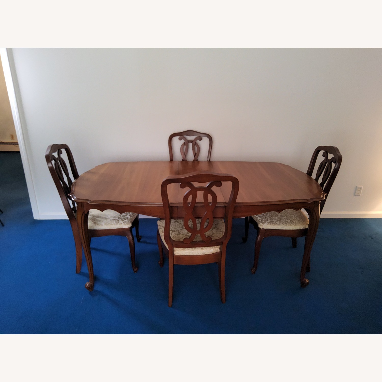 Lenoir Vintage/Antique Dark Brown Wood Dining Set - image-0