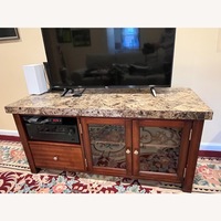 Bob's Discount Furniture Dark Brown TV Console