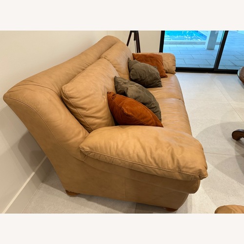 Used Natuzzi Natural Leather Sofa for sale on AptDeco