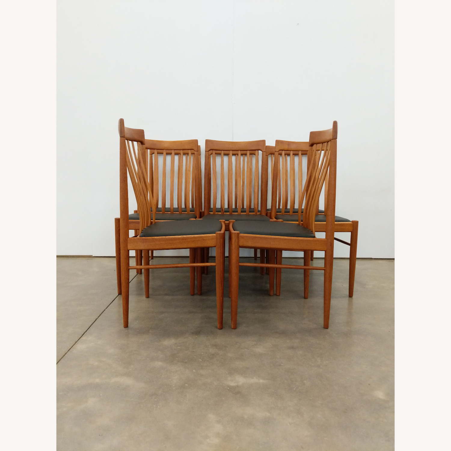 8 Vintage Danish Modern Dining Chairs by Bramin - image-2
