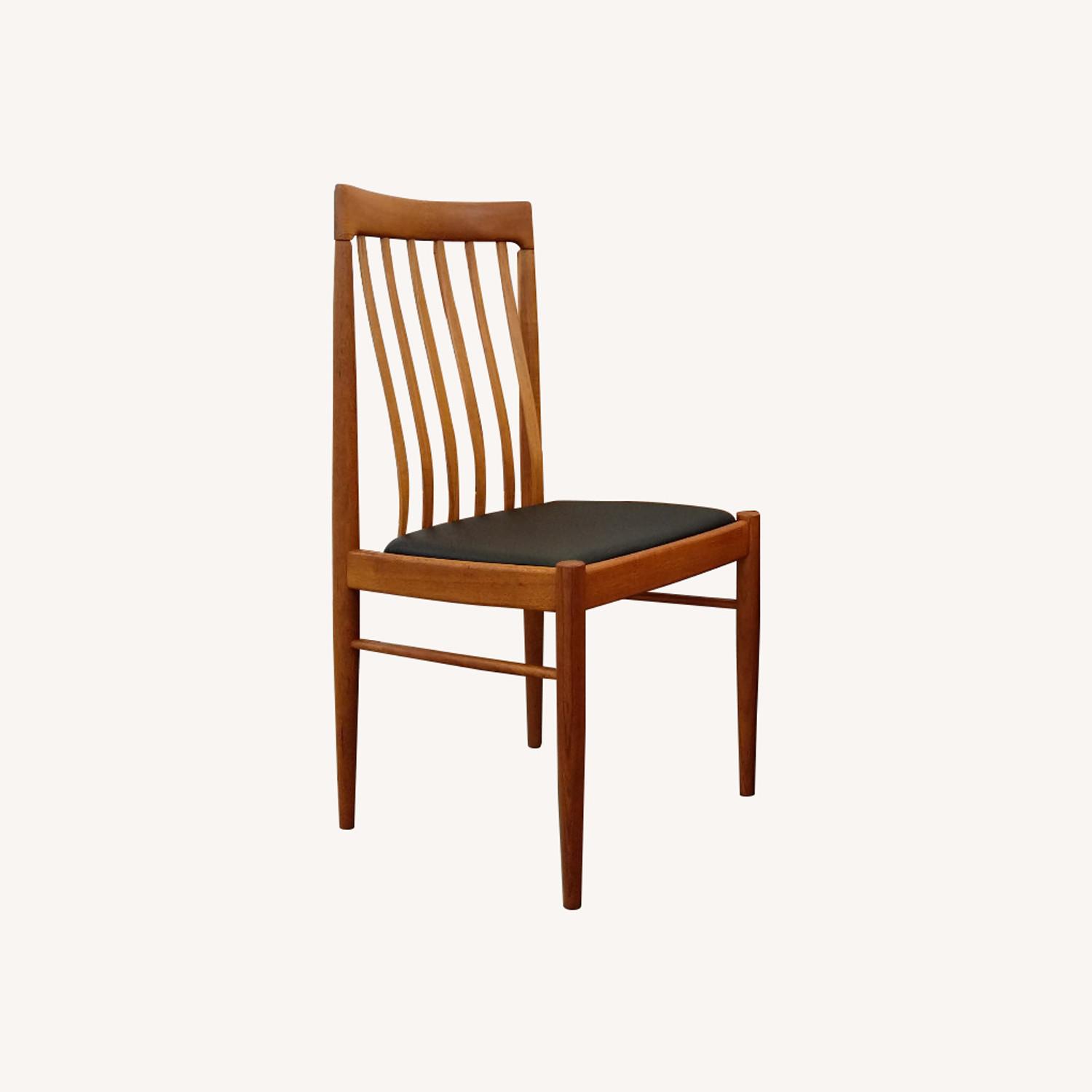 8 Vintage Danish Modern Dining Chairs by Bramin - image-0