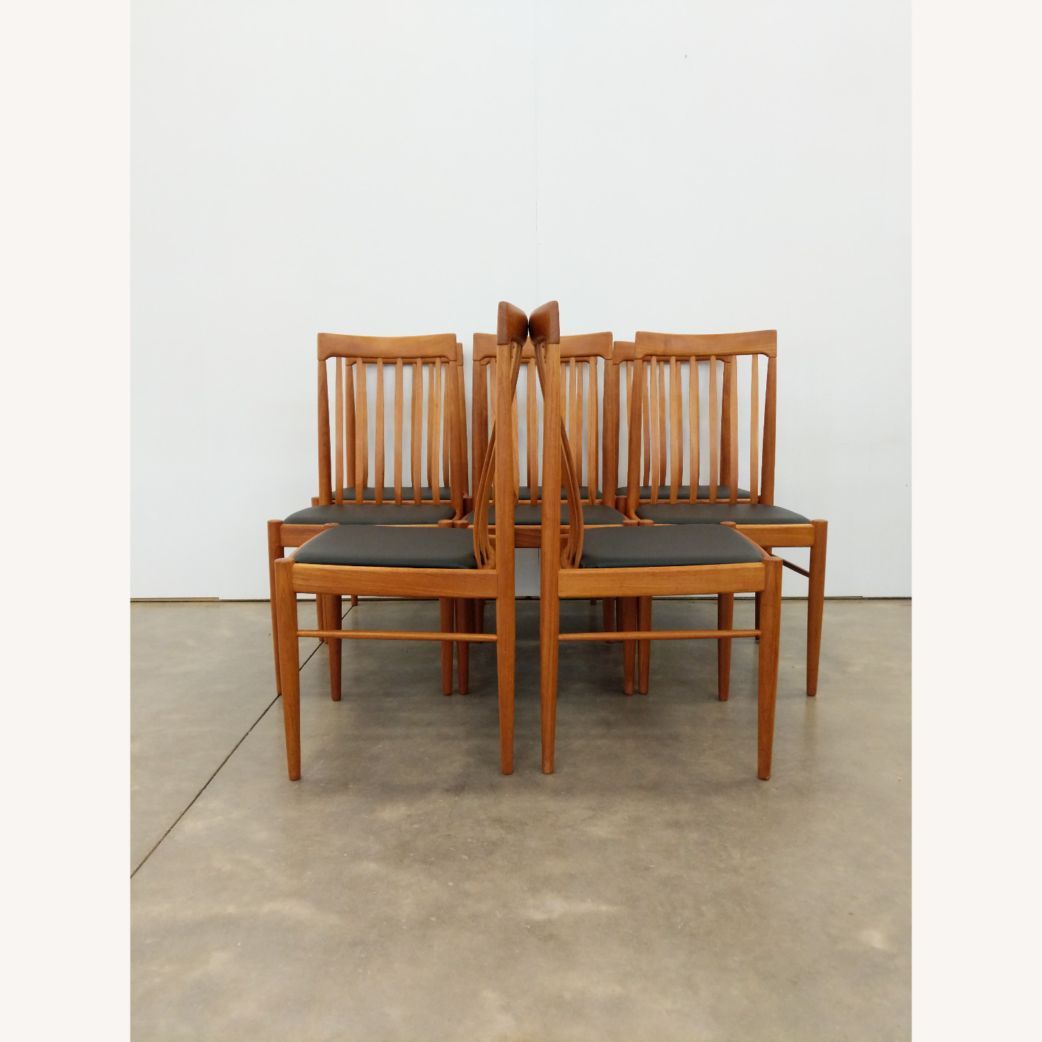 8 Vintage Danish Modern Dining Chairs by Bramin - image-4