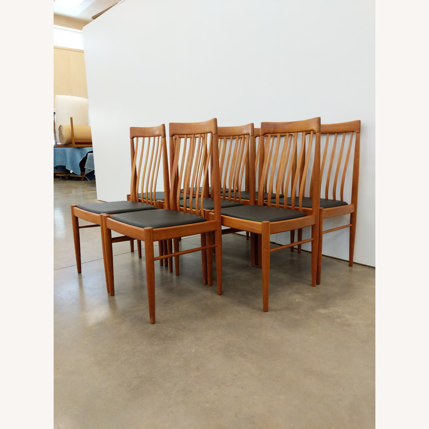 8 Vintage Danish Modern Dining Chairs by Bramin - image-6