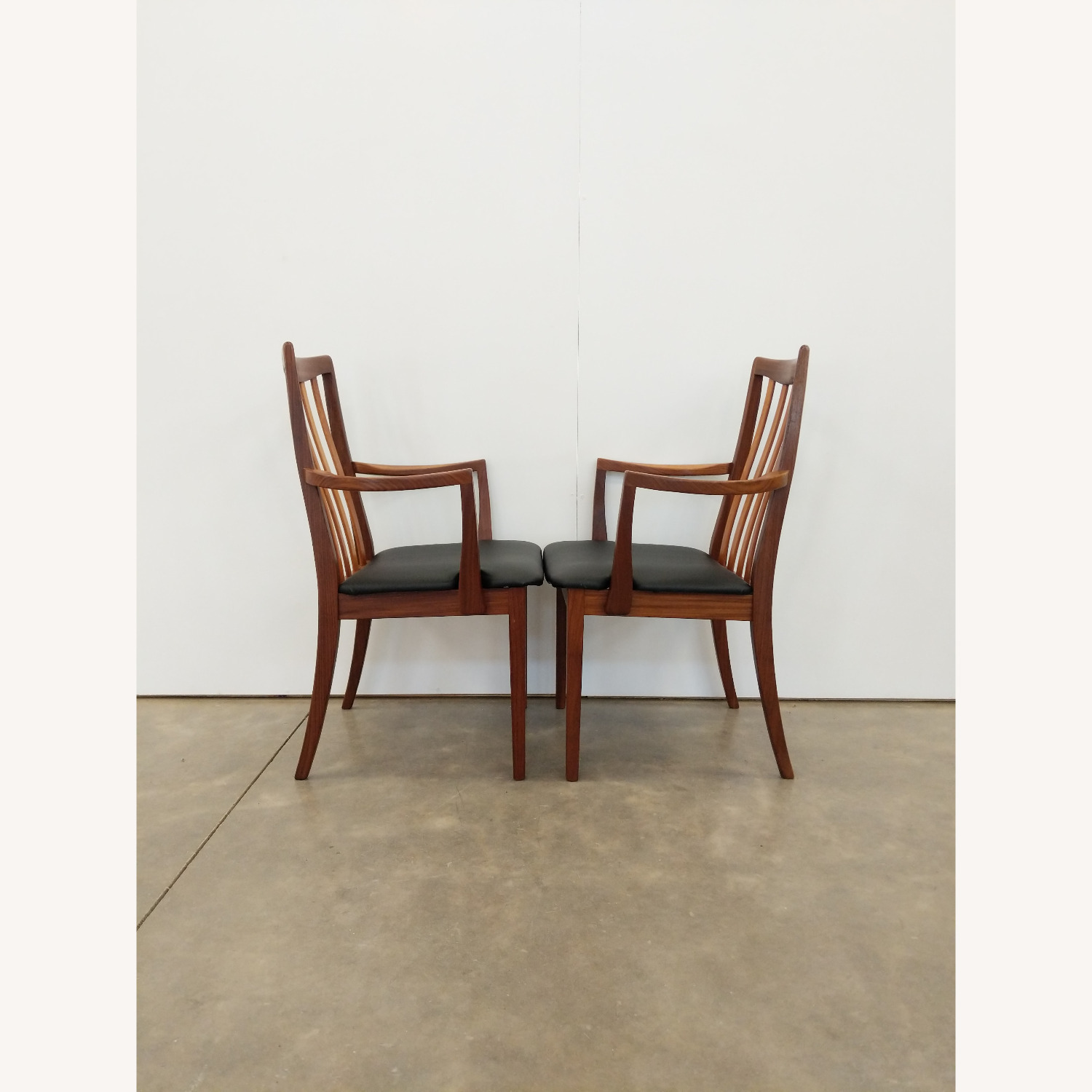 2 Vintage Mid Century Modern Armchairs by G Plan - image-1