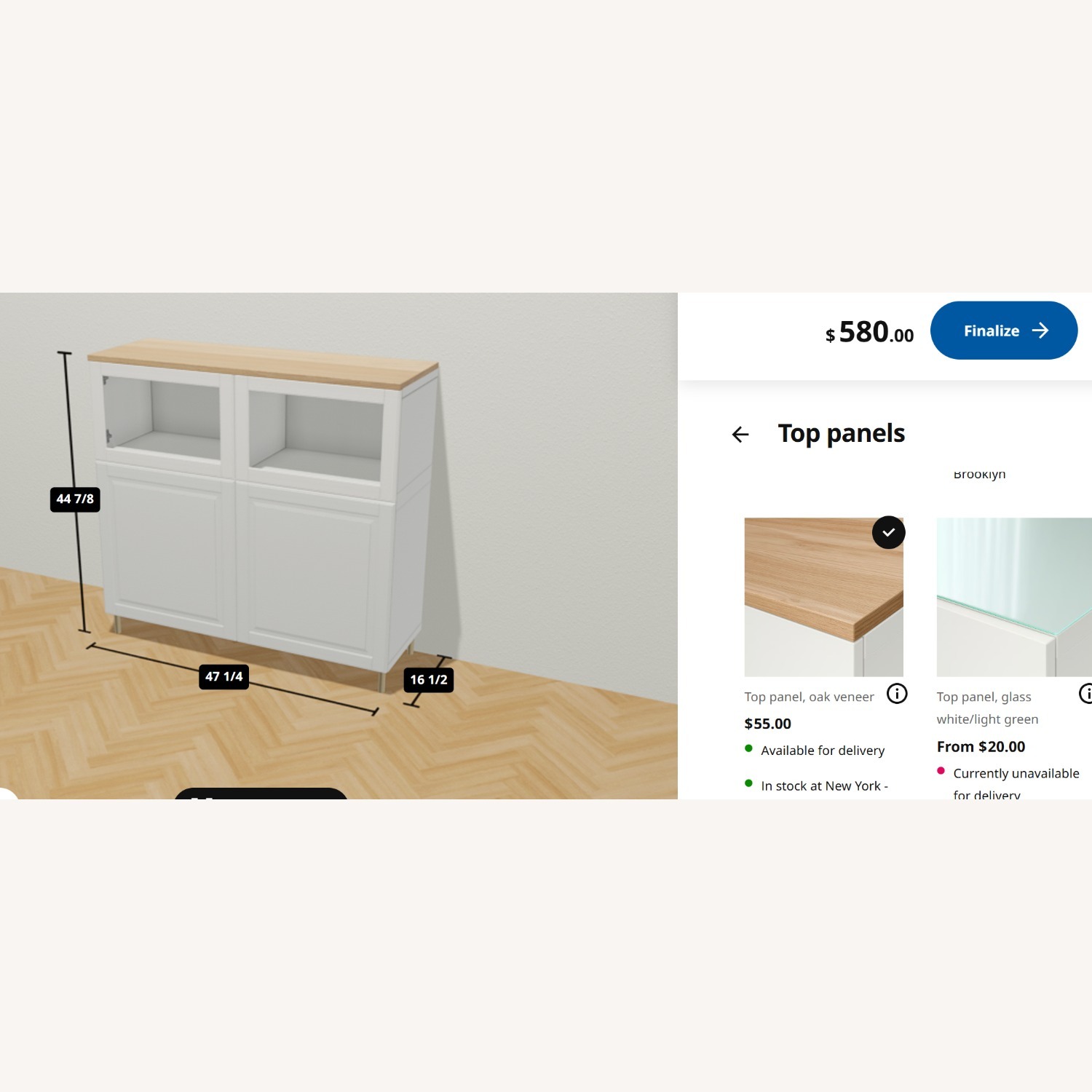 IKEA Besta White Wood Media Storage and Cabinet - image-6