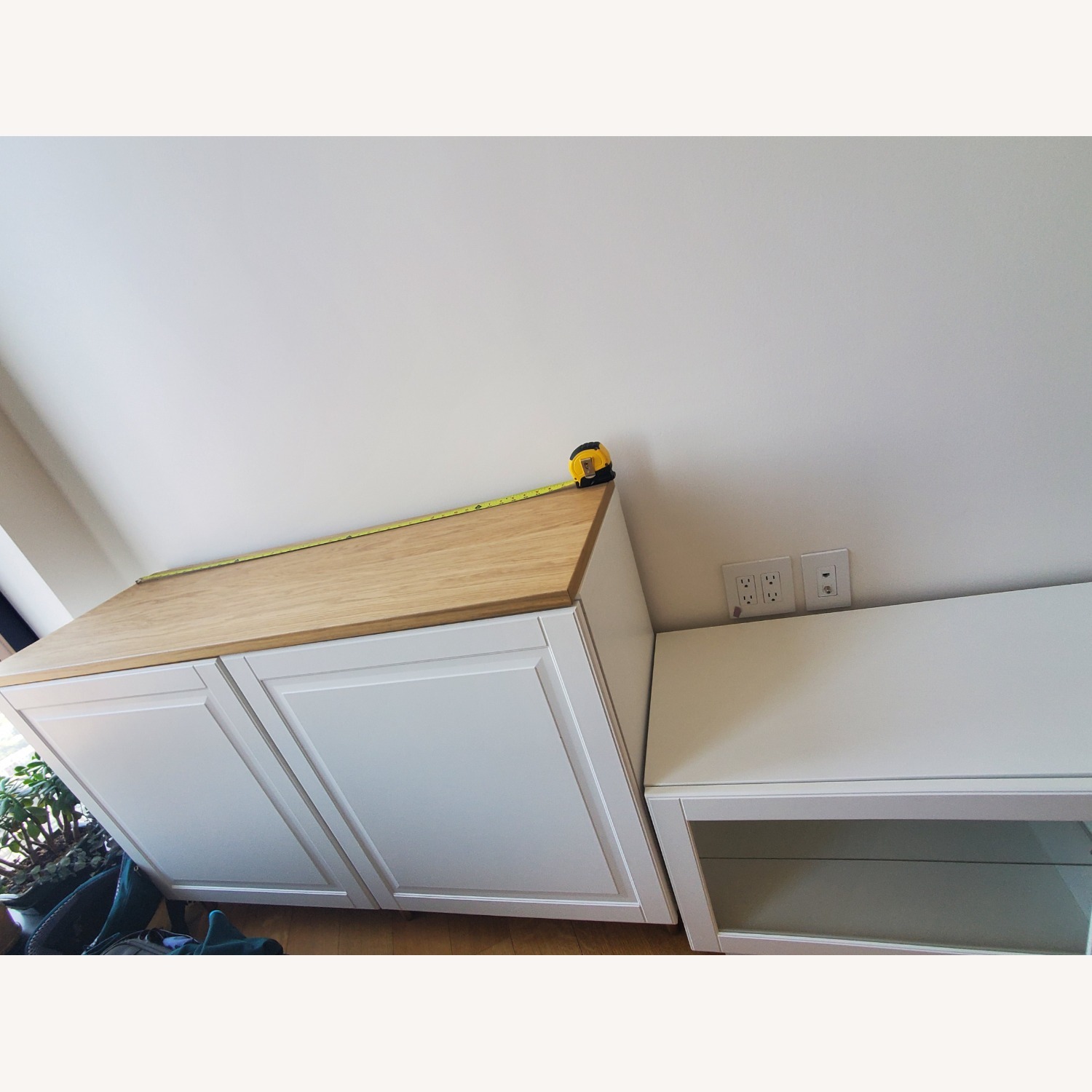 IKEA Besta White Wood Media Storage and Cabinet - image-2