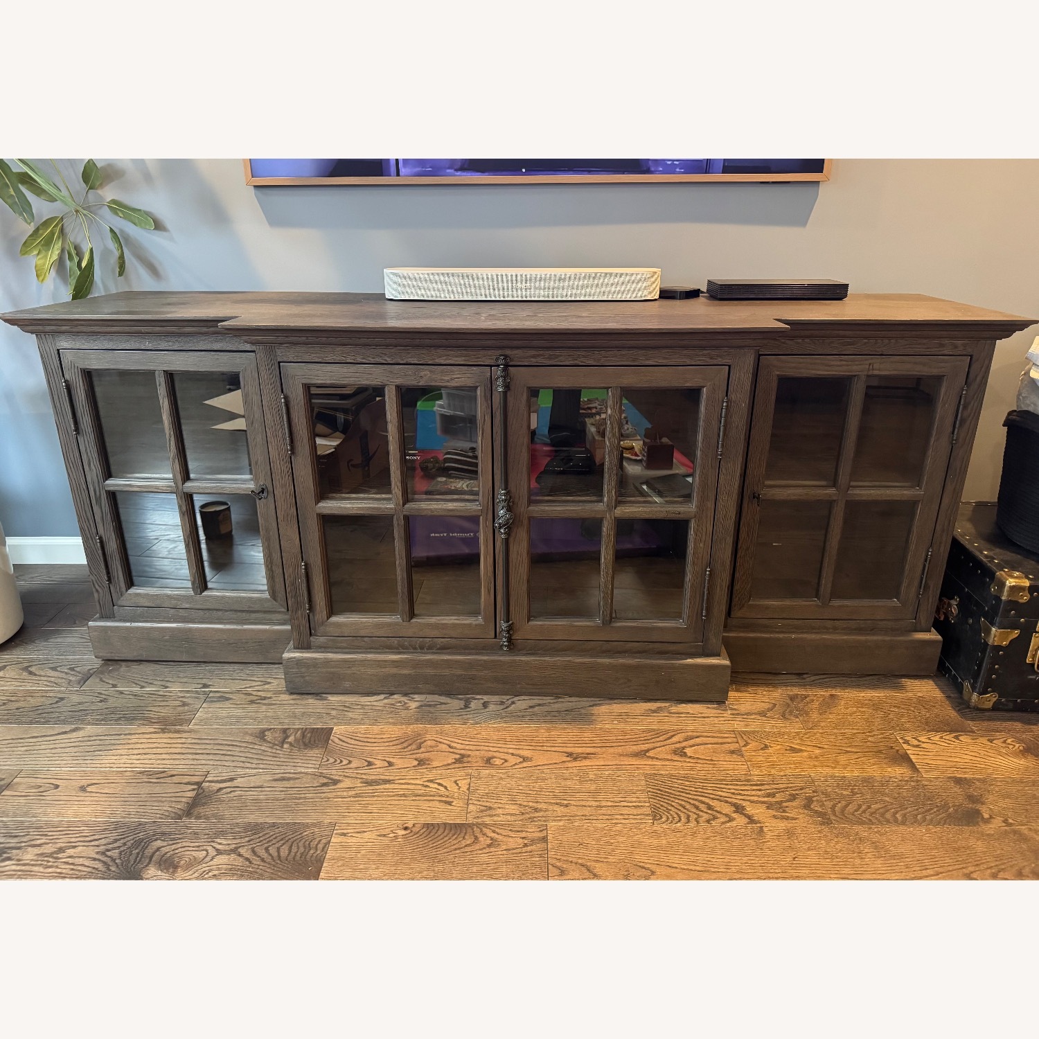 Restoration Hardware French Casement Media Cabinet - image-2