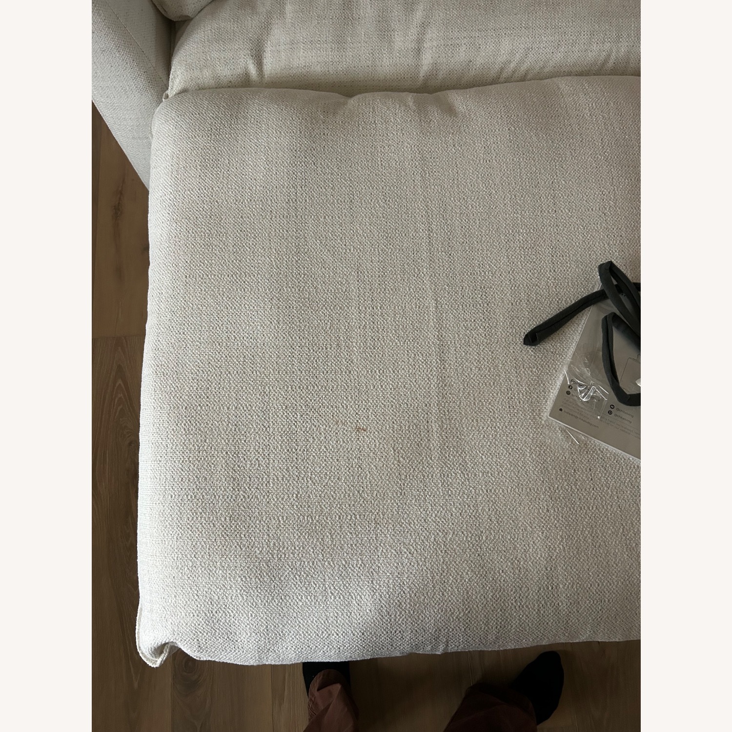 Chita Living Cream Fabric 3+ Piece Sectional - image-2