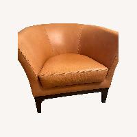 West Elm Tulip Leather Chair