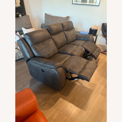 Used Dark Brown Fabric 3+ Seater Sofa for sale on AptDeco