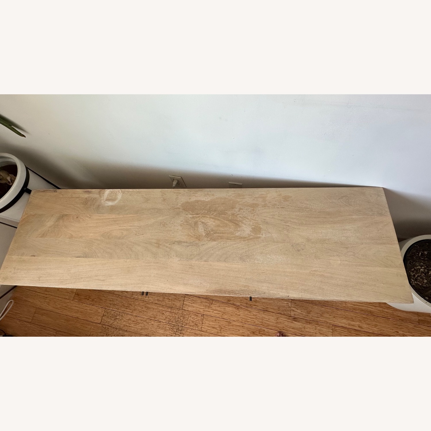 Pottery Barn Natural Wood Media Storage - image-5