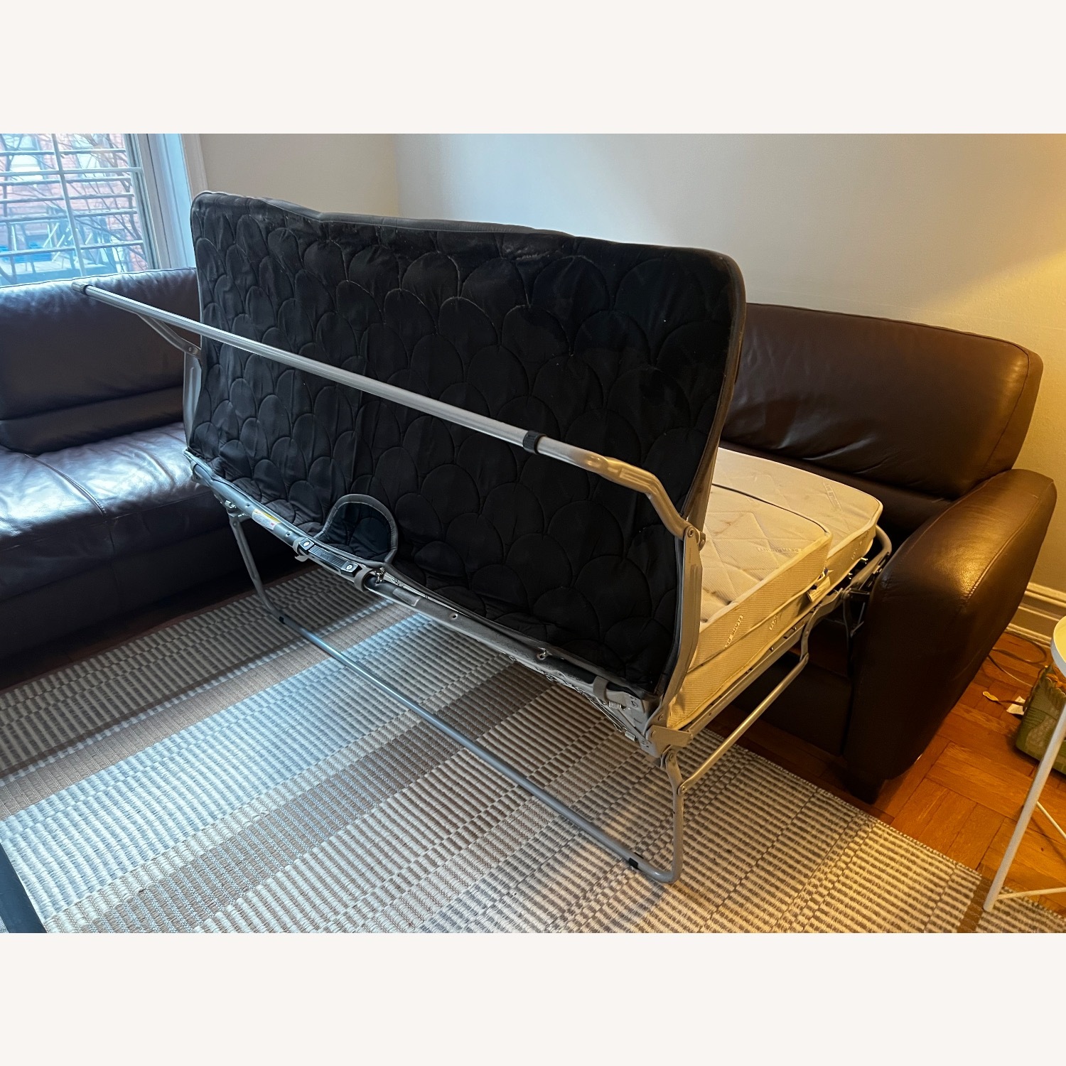 Italsofa Dark Brown Leather 2 Piece Sectional - image-9