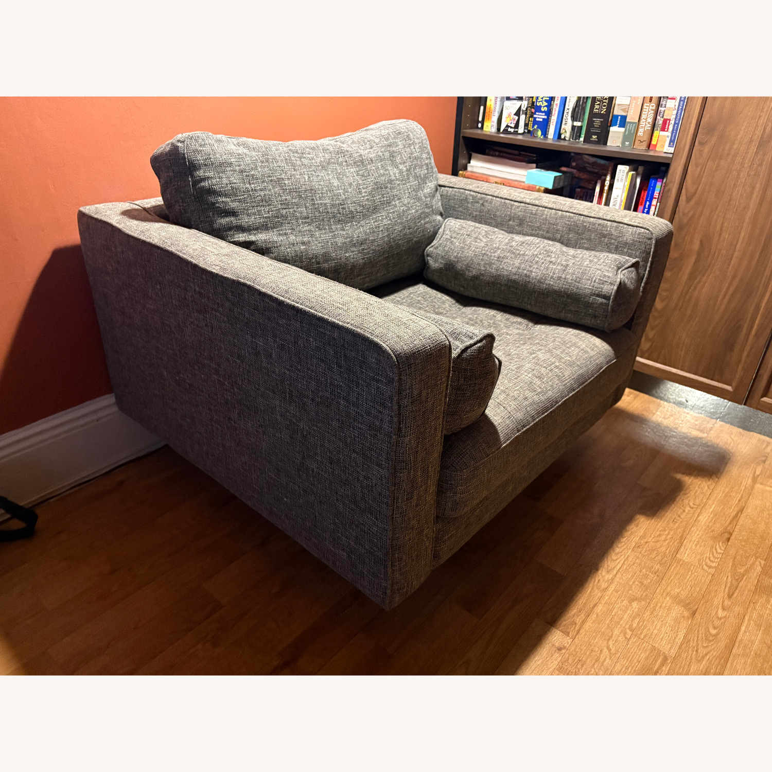 Article Sven Dark Gray Fabric Accent Chair - image-3