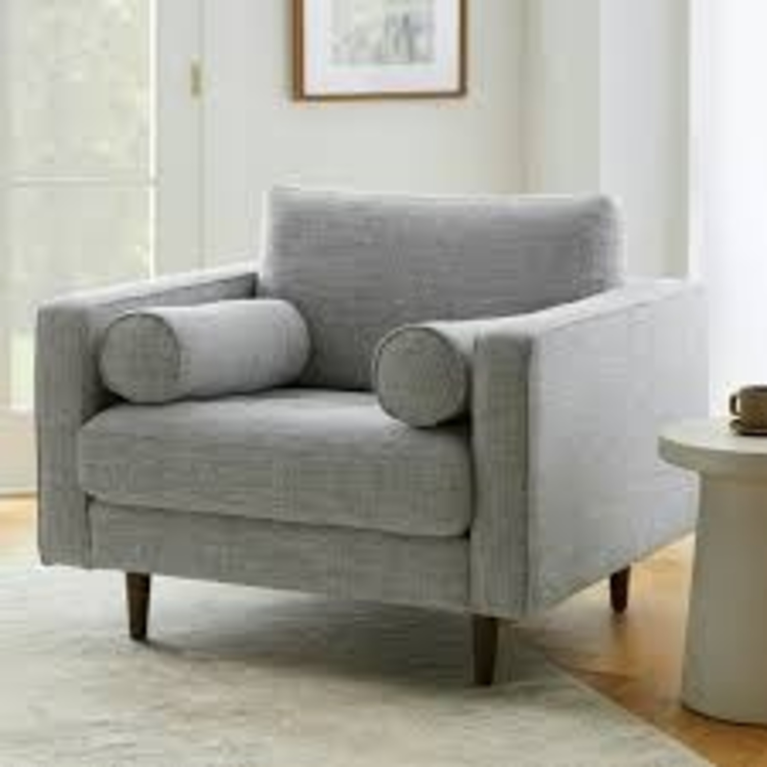 Article Sven Dark Gray Fabric Accent Chair - image-4