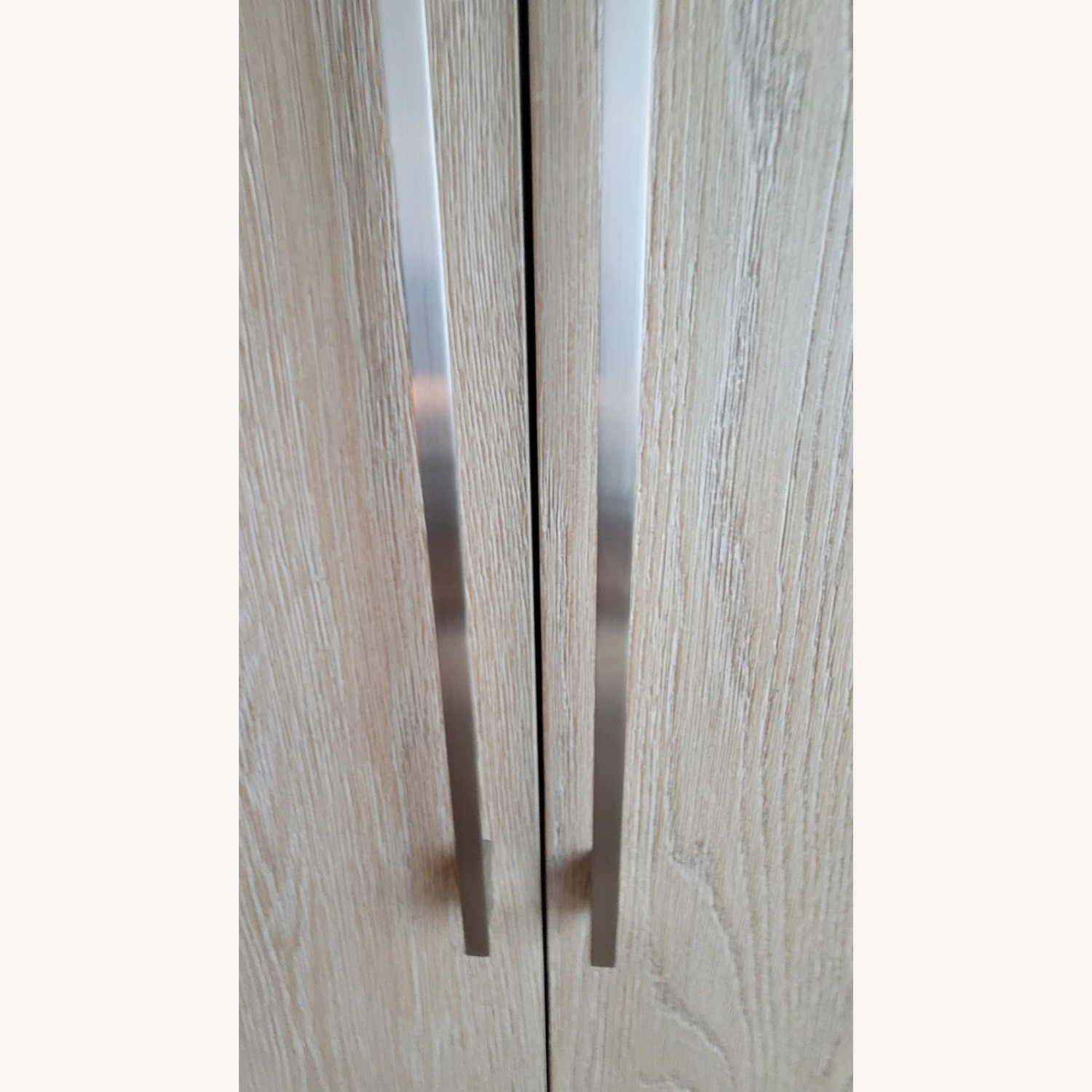 Restoration Hardware Whitewashed Oak French Contemporary Cabinet - image-7