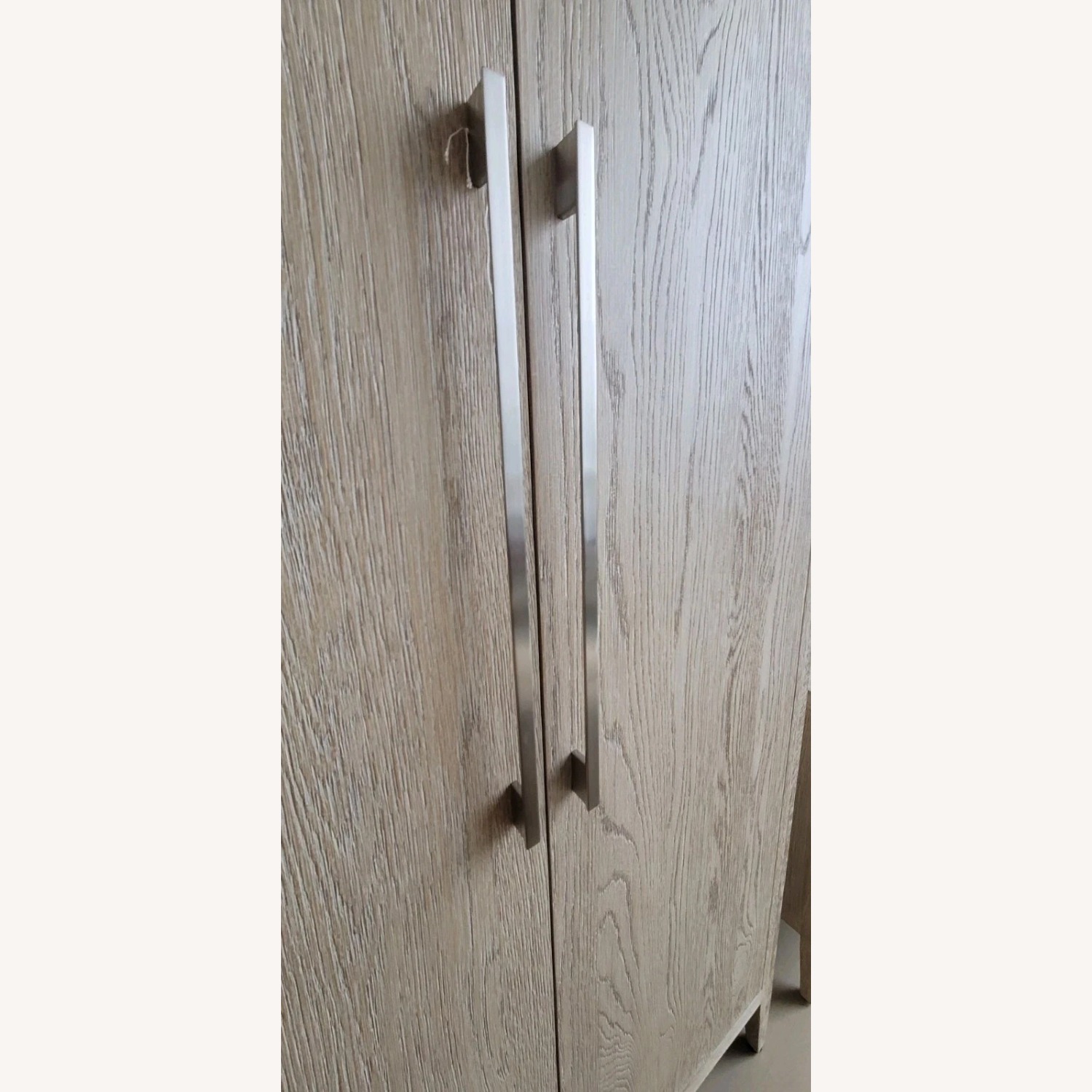 Restoration Hardware Whitewashed Oak French Contemporary Cabinet - image-3