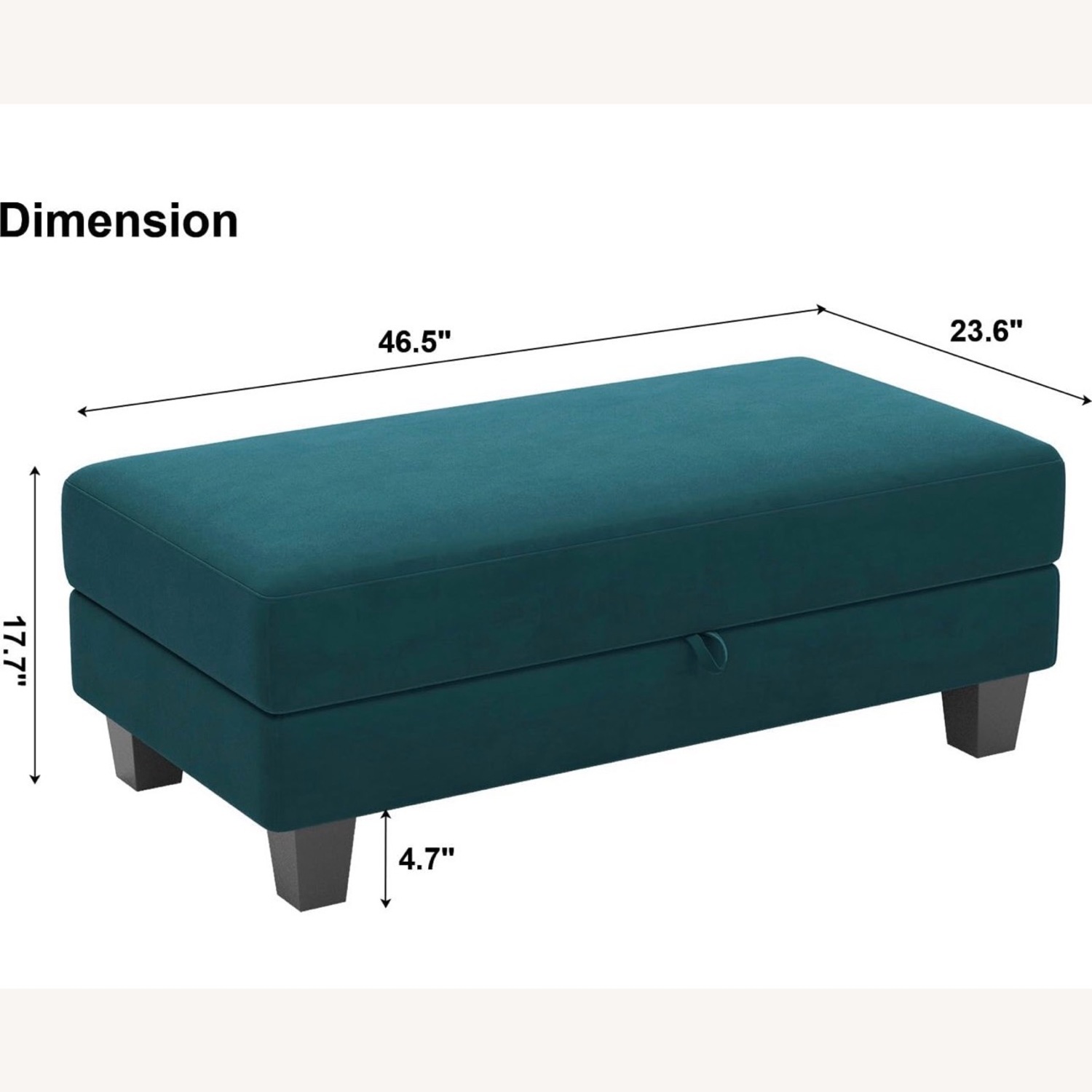 Amazon Modern L-Shaped Sectional With Ottoman - image-6