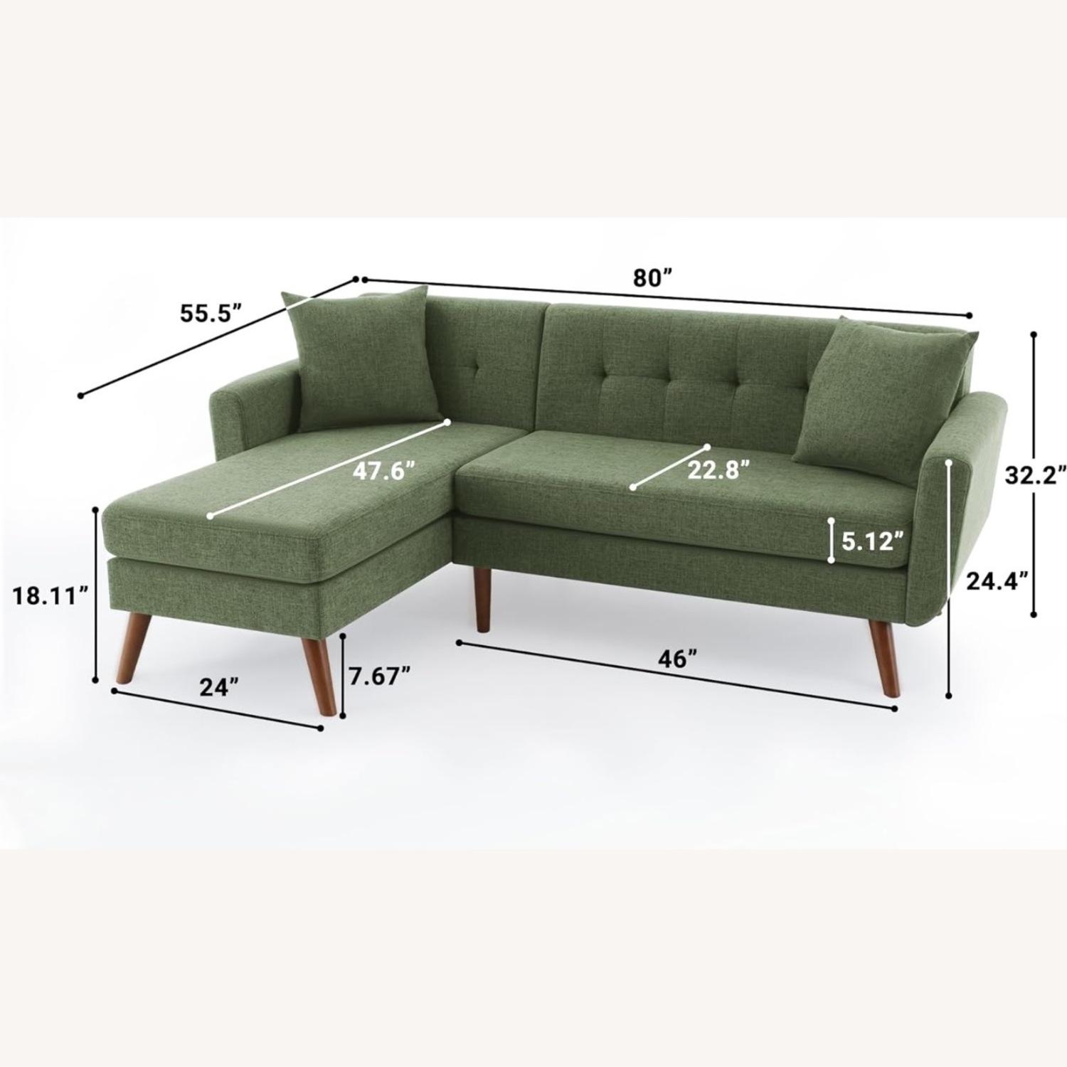 Target Chaise Lounge Sofa - image-3