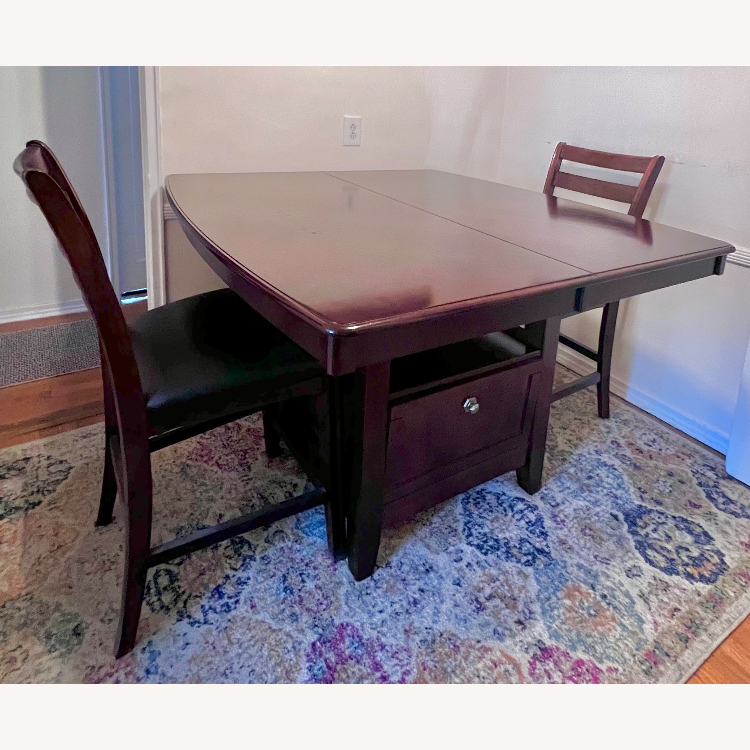 Bob's Discount Furniture Dark Brown Dining Set - image-5