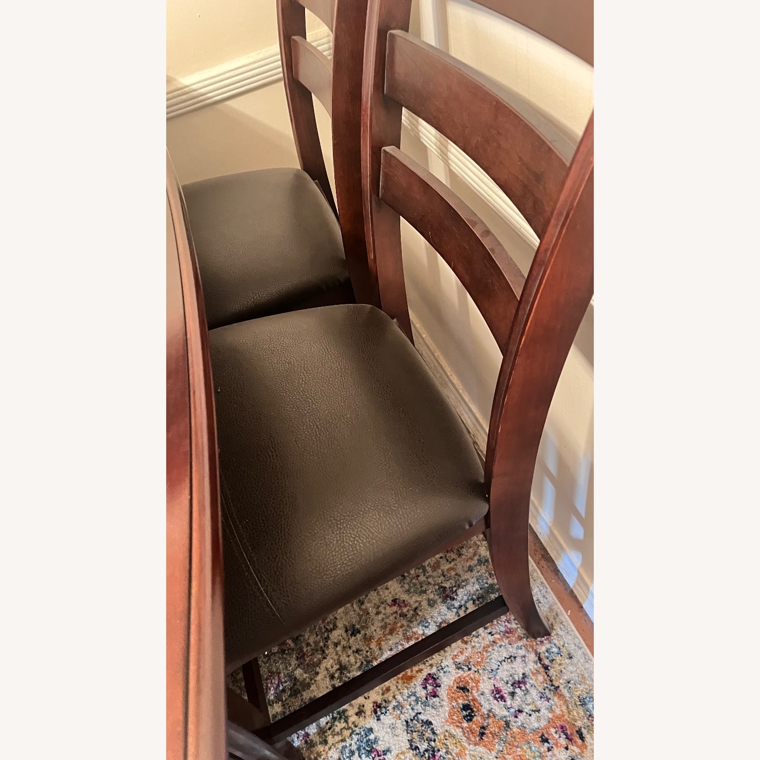 Bob's Discount Furniture Dark Brown Dining Set - image-3