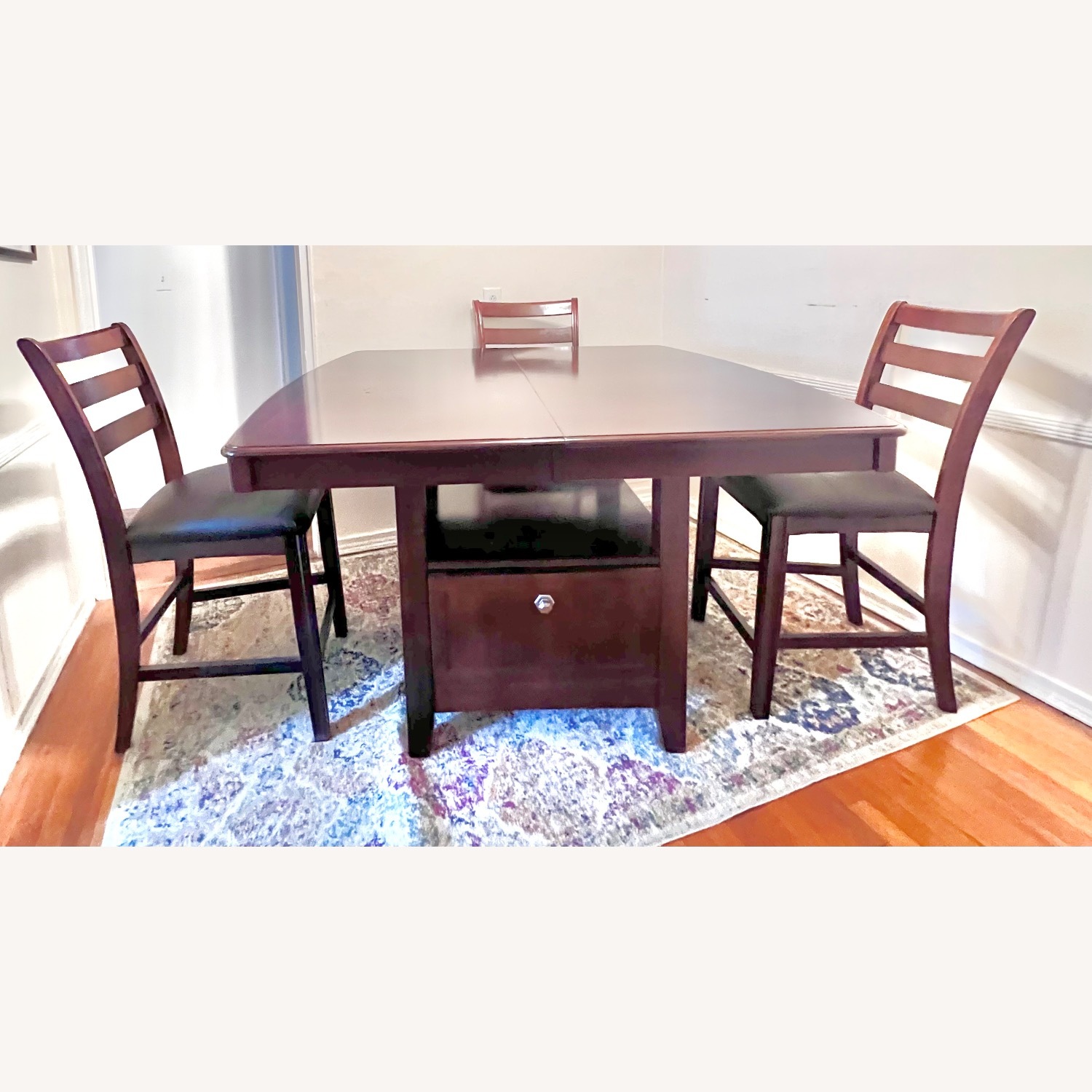Bob's Discount Furniture Dark Brown Dining Set - image-6