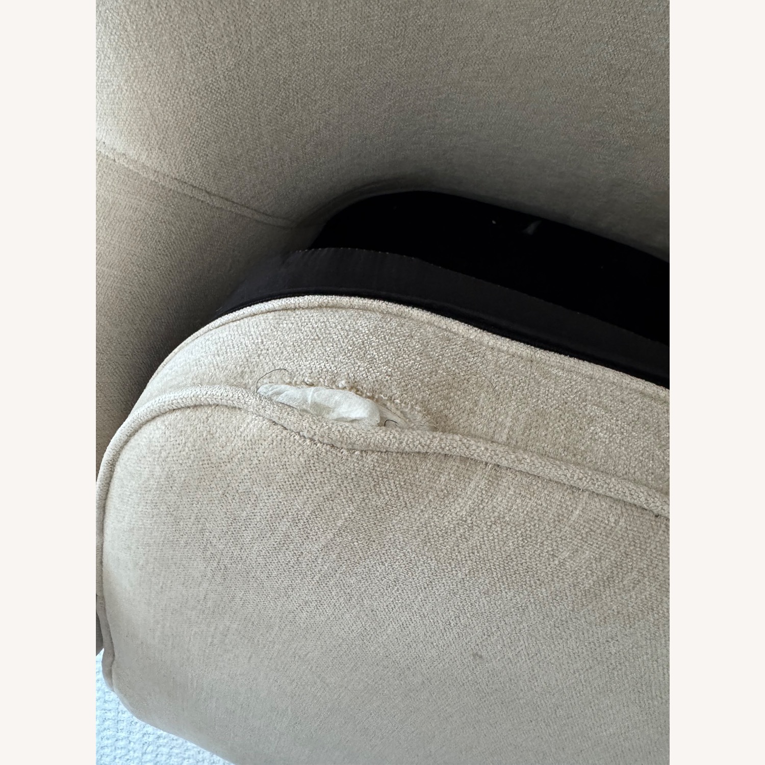 Living Spaces Fabric Swivel Glider Nursing Chair - image-4