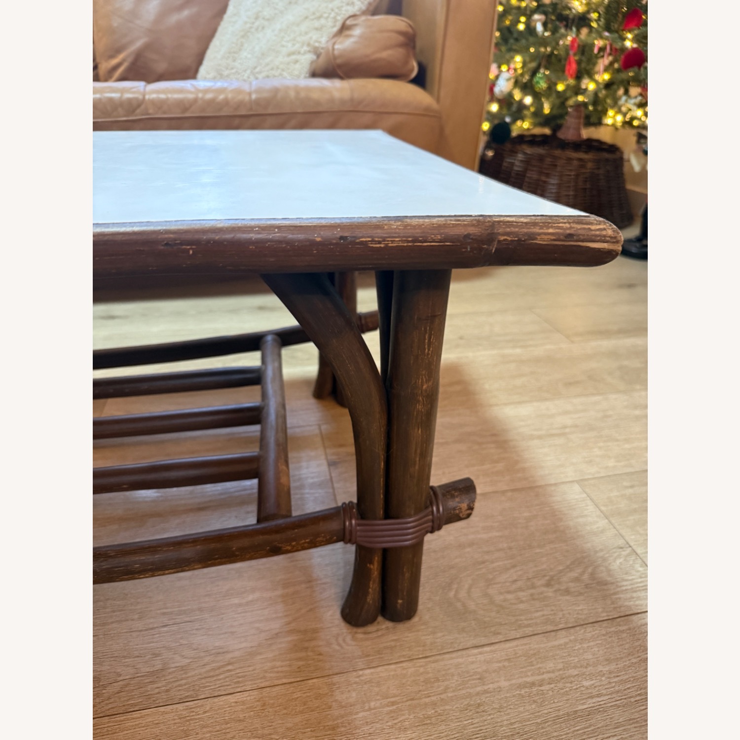 Vintage/Antique Finds Dark Brown Coffee Table - image-7