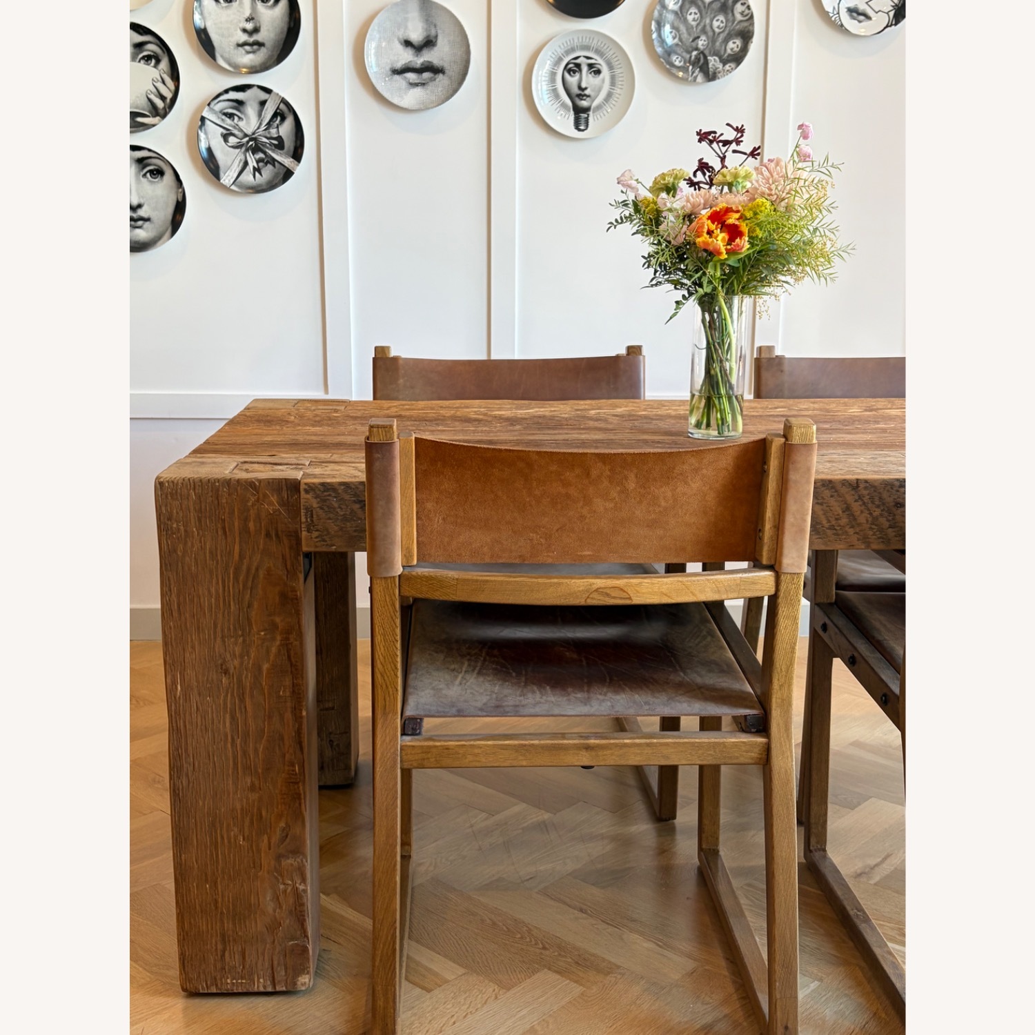 Reclaimed Beam Dining Table - image-1