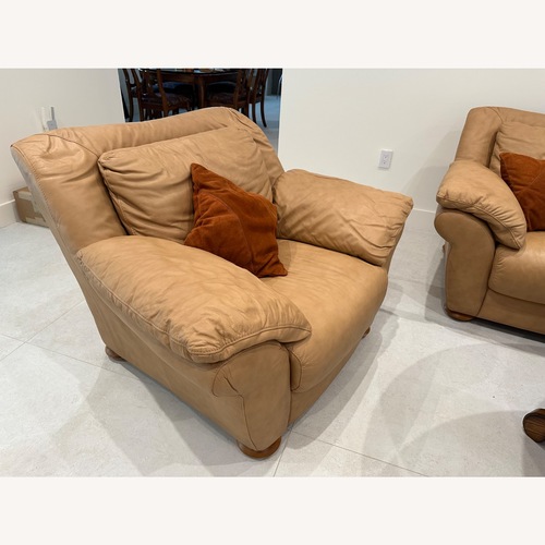 Used Natuzzi Natural Leather Armchair for sale on AptDeco