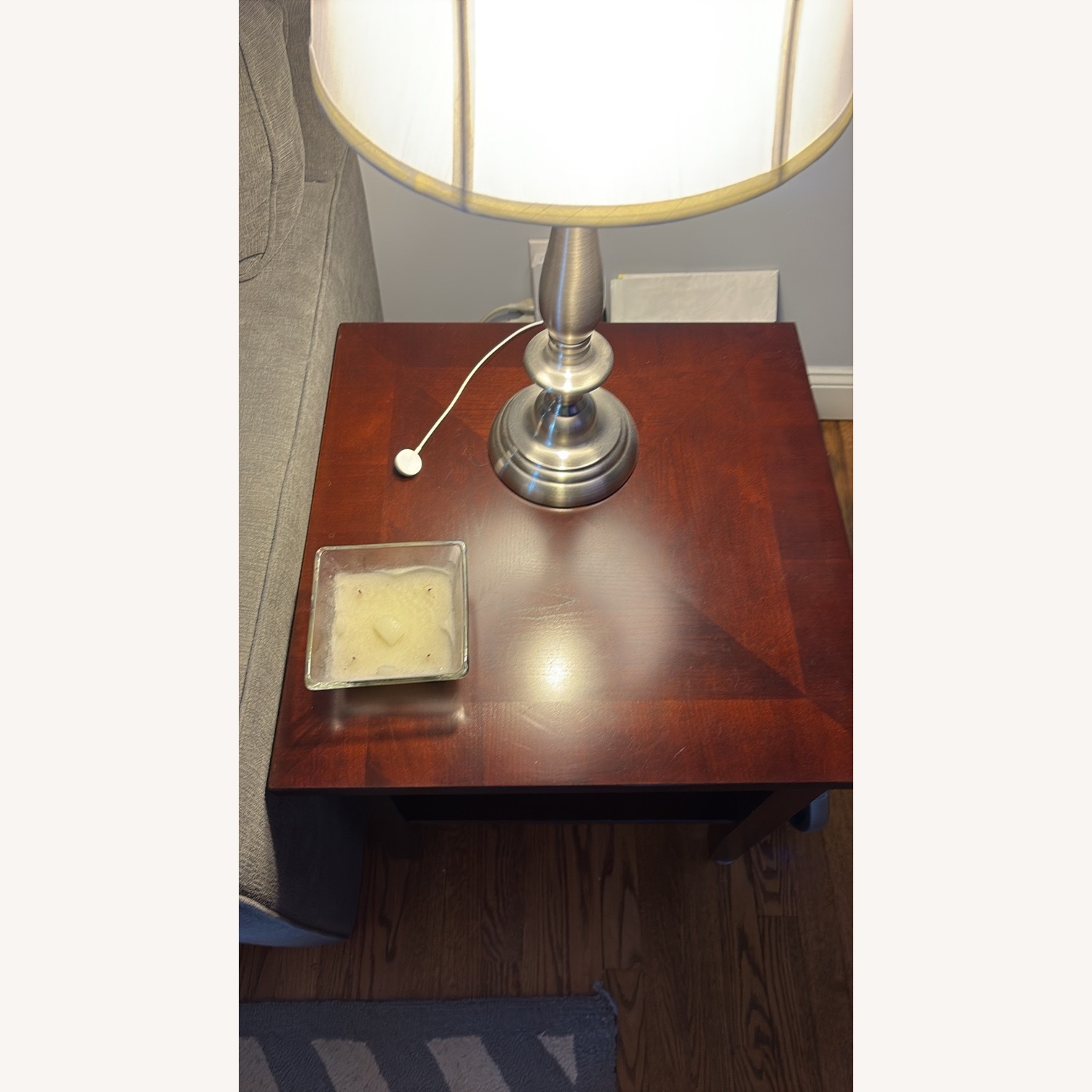 Raymour & Flanigan Dark Brown Wood Side Tables - image-2