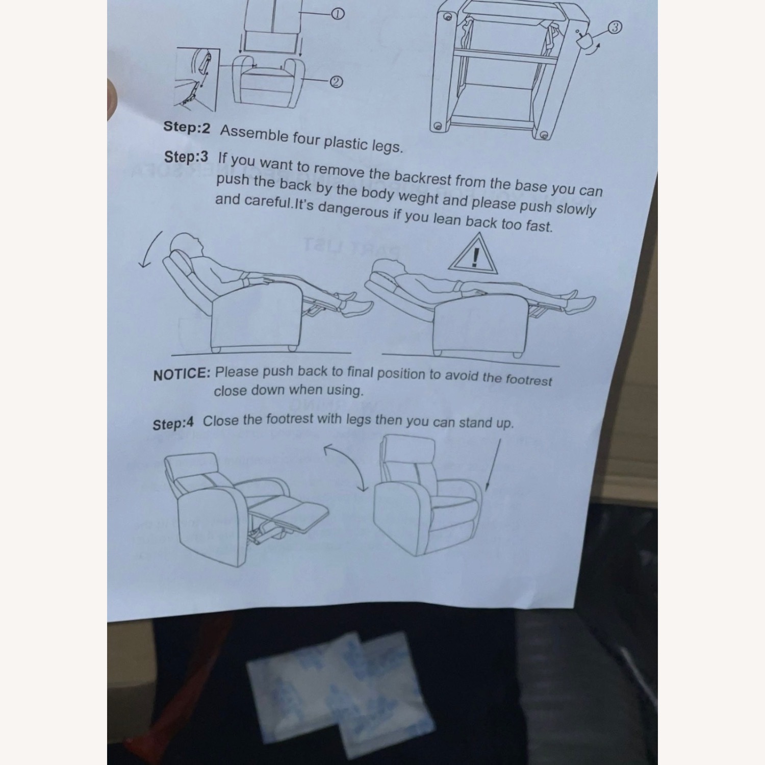 Heated Leather Recliner with Remote Control - image-6