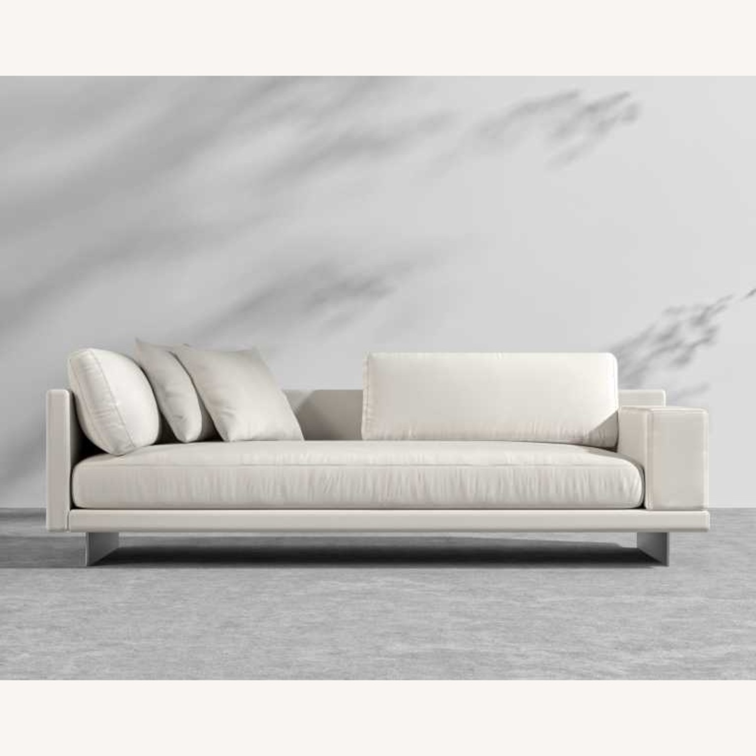 Rove Concepts Dresden White Linen 2 Seater Sofa - image-4