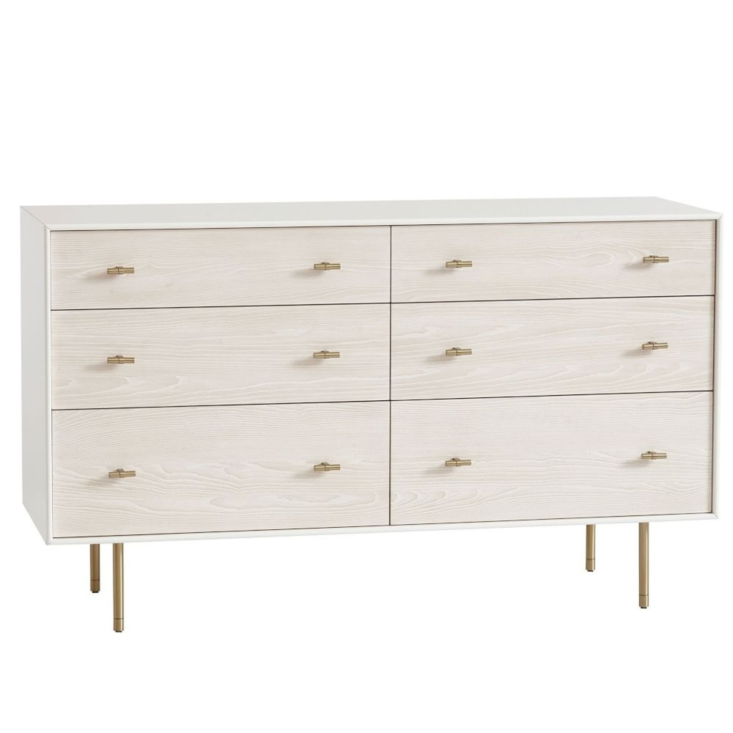 West Elm Kids Modernist 6-Drawer Dresser (56") - White - image-5