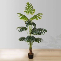 Artificial Monstera Plant Green Décor