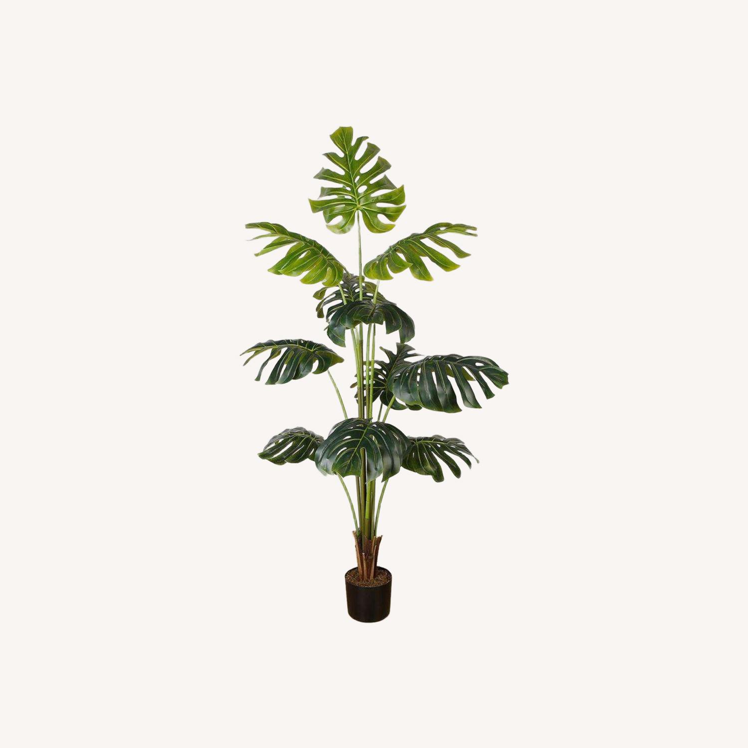 Artificial Monstera Plant Green Décor - image-0