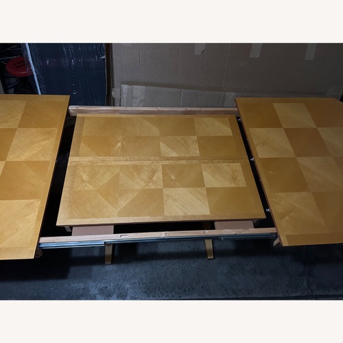 Used Harlem Furniture Inc Natural Wood Dining Table for sale on AptDeco