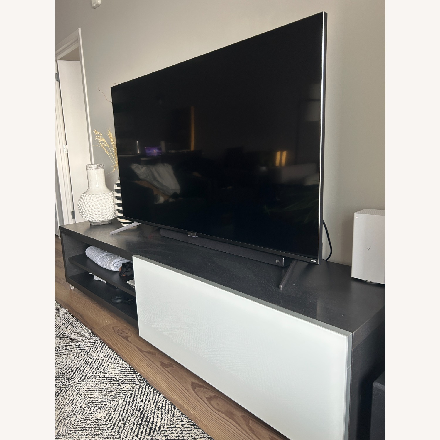 Ligne Roset Cineline Black Wood Media Storage - image-2